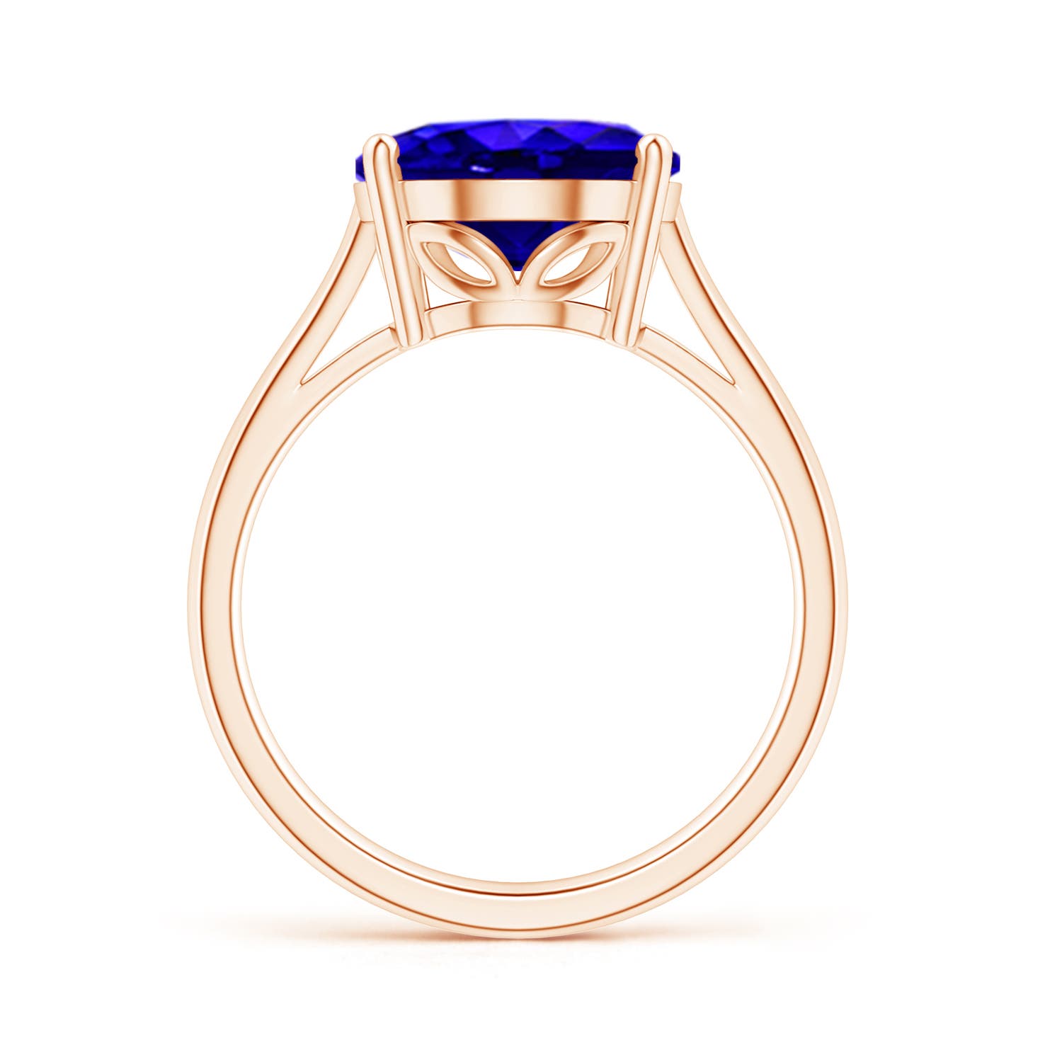 AAAA - Tanzanite / 4.8 CT / 14 KT Rose Gold