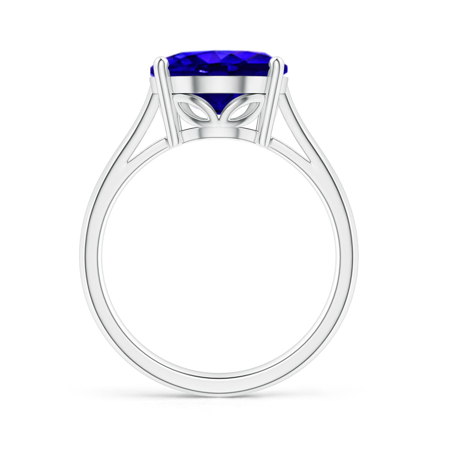 AAAA - Tanzanite / 4.8 CT / 14 KT White Gold