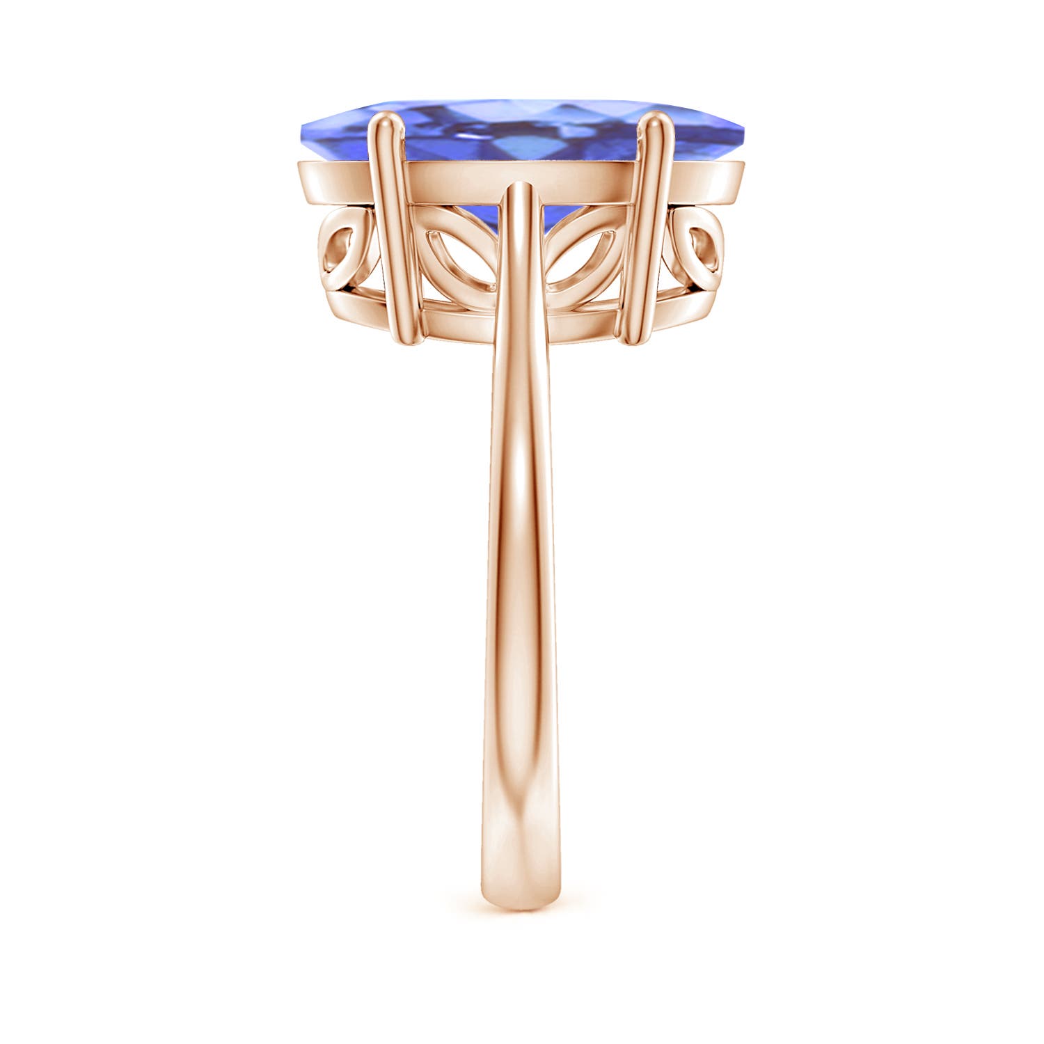 A - Tanzanite / 6 CT / 14 KT Rose Gold