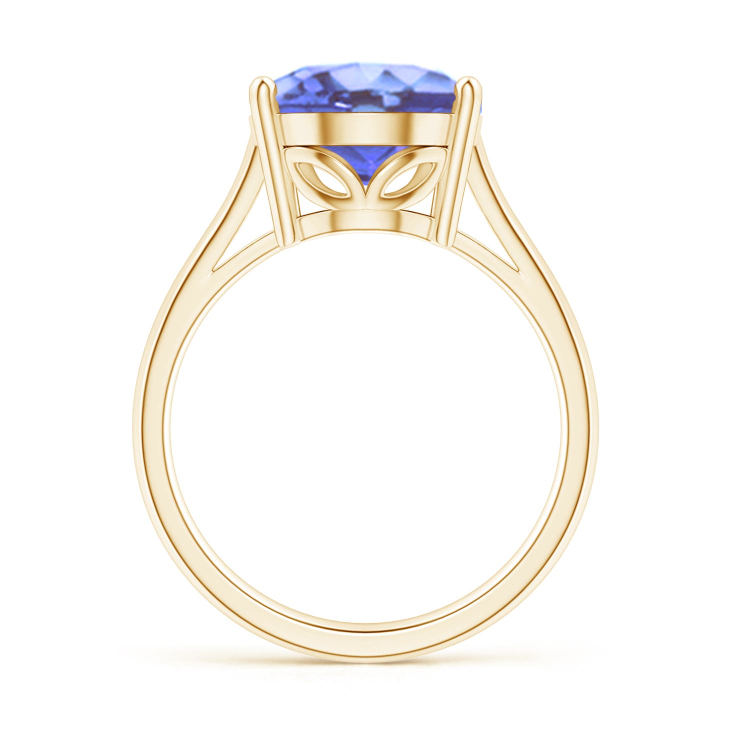 A - Tanzanite / 6 CT / 14 KT Yellow Gold