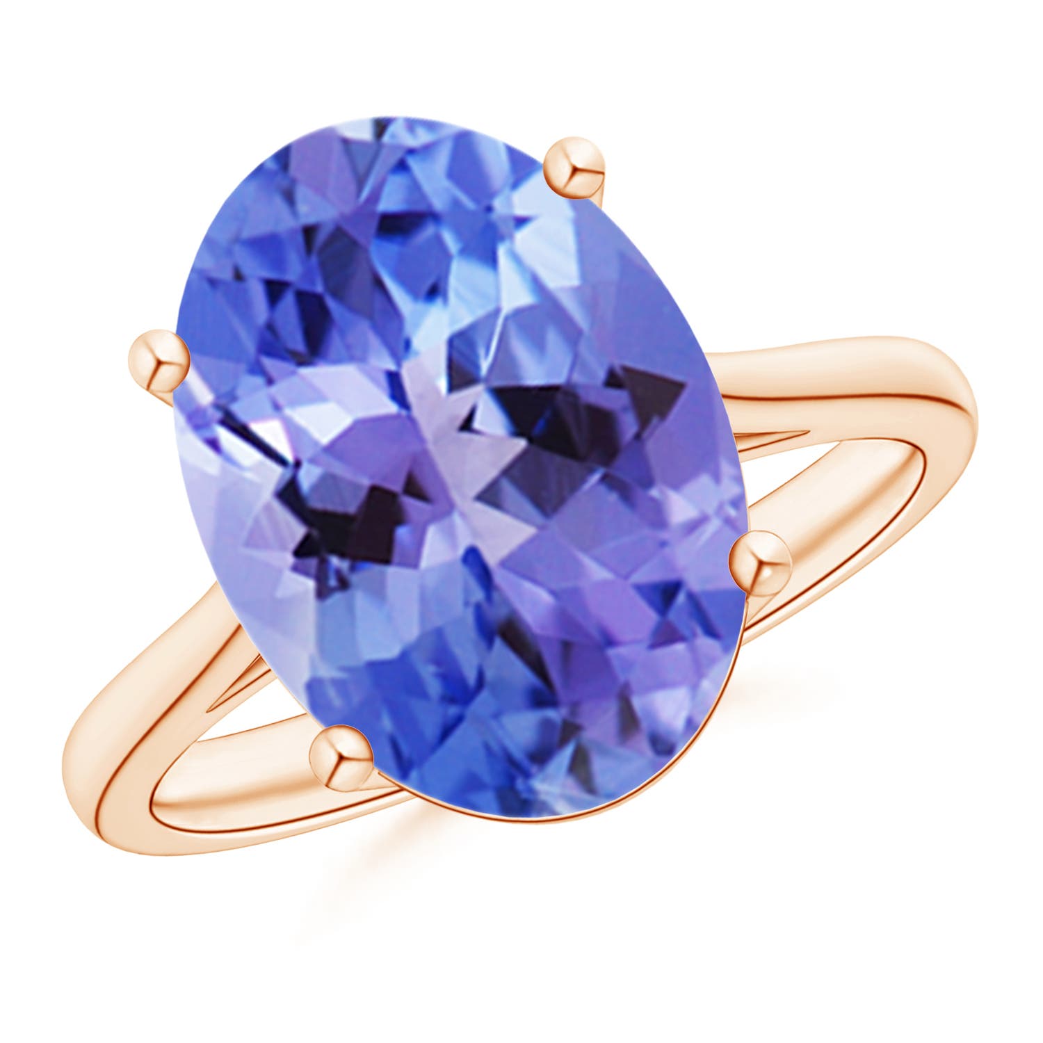 AA - Tanzanite / 6 CT / 14 KT Rose Gold