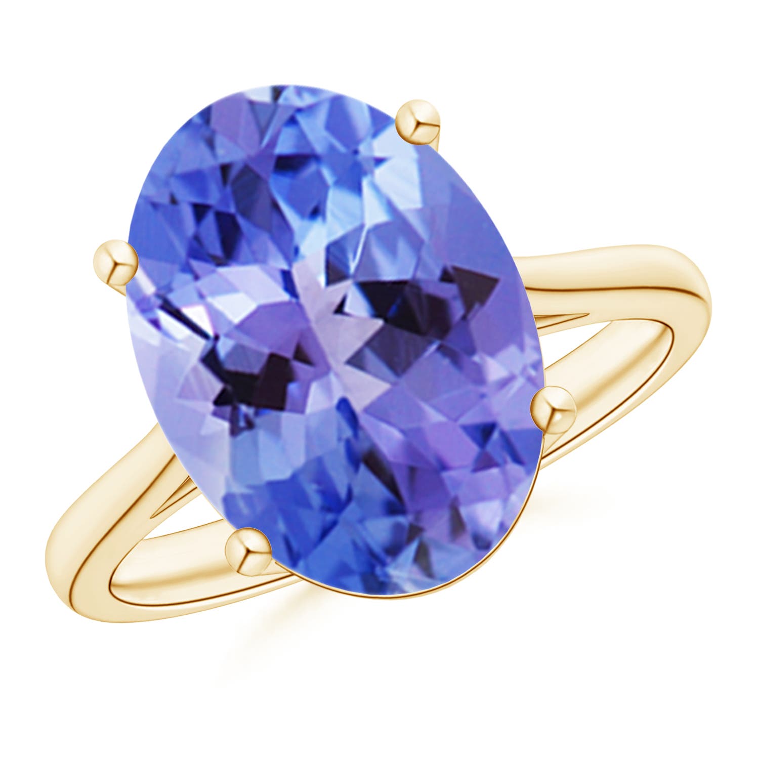 AA - Tanzanite / 6 CT / 14 KT Yellow Gold