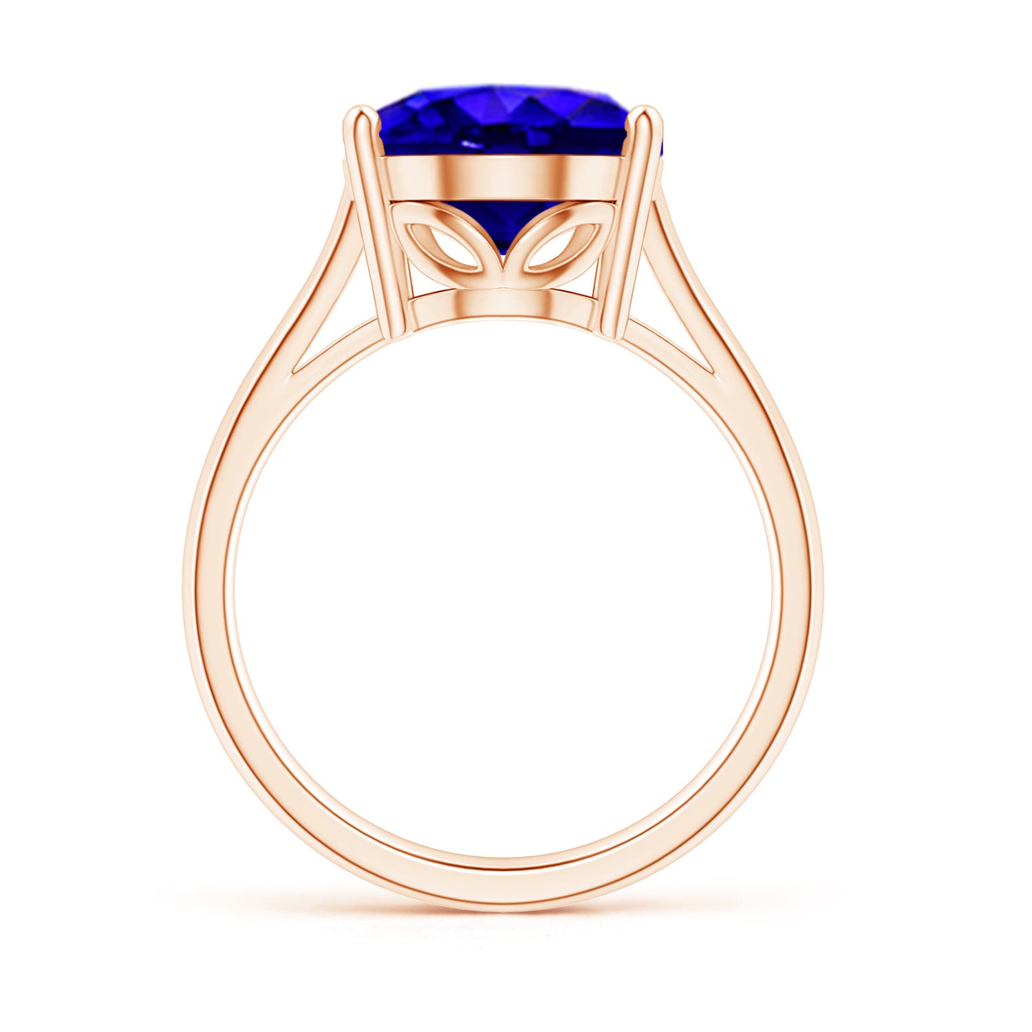 AAAA - Tanzanite / 6 CT / 14 KT Rose Gold