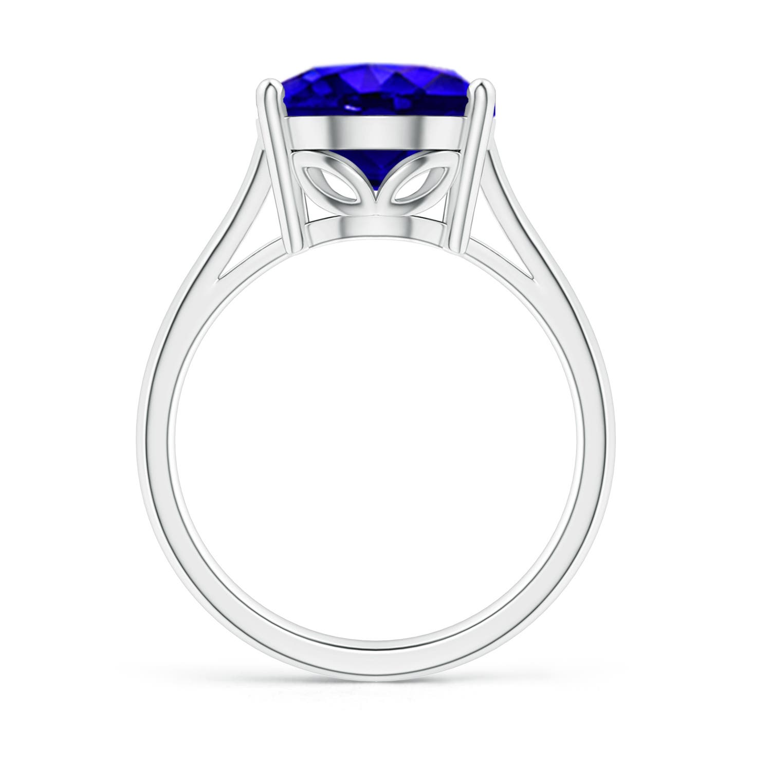 AAAA - Tanzanite / 6 CT / 14 KT White Gold