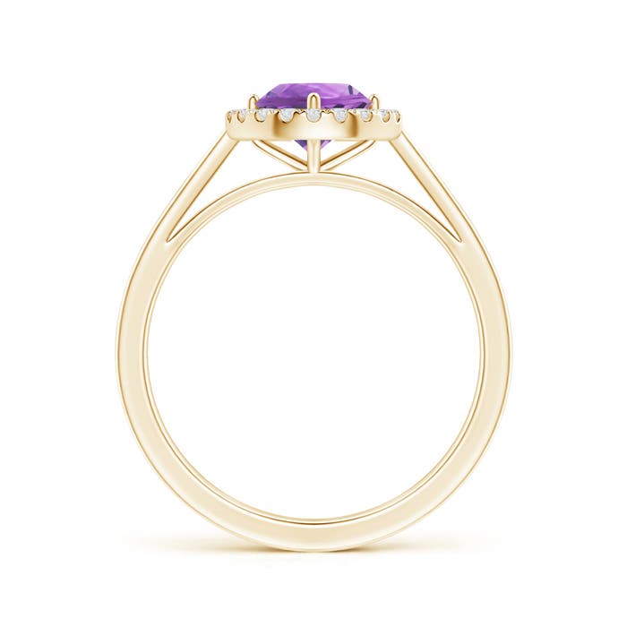 A - Amethyst / 0.92 CT / 14 KT Yellow Gold