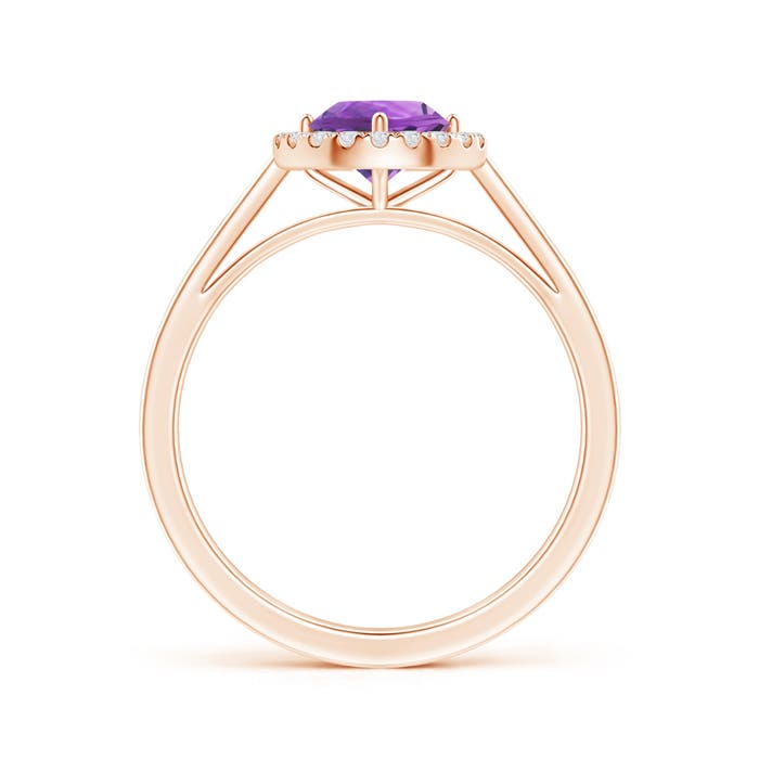 AA - Amethyst / 0.92 CT / 14 KT Rose Gold