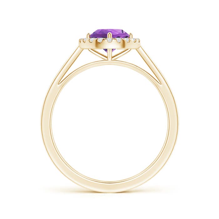 AA - Amethyst / 0.92 CT / 14 KT Yellow Gold