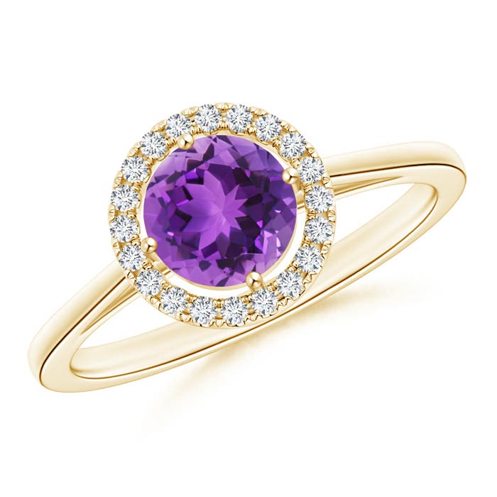 AAA - Amethyst / 0.92 CT / 14 KT Yellow Gold