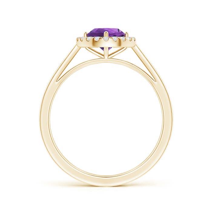 AAA - Amethyst / 0.92 CT / 14 KT Yellow Gold