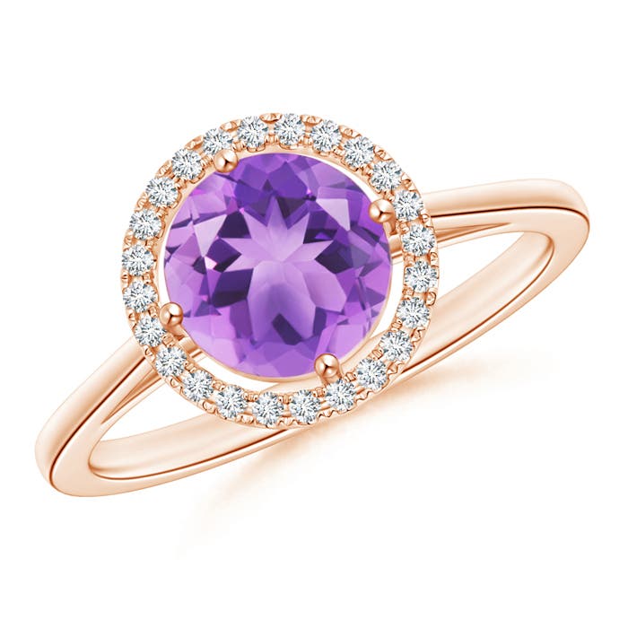 A - Amethyst / 1.29 CT / 14 KT Rose Gold