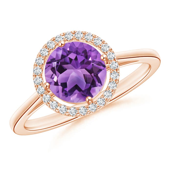 AA - Amethyst / 1.29 CT / 14 KT Rose Gold