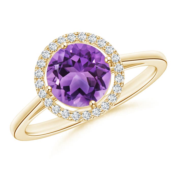 AA - Amethyst / 1.29 CT / 14 KT Yellow Gold