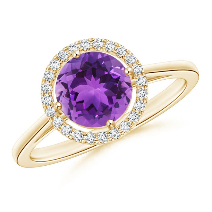 AAA - Amethyst / 1.29 CT / 14 KT Yellow Gold