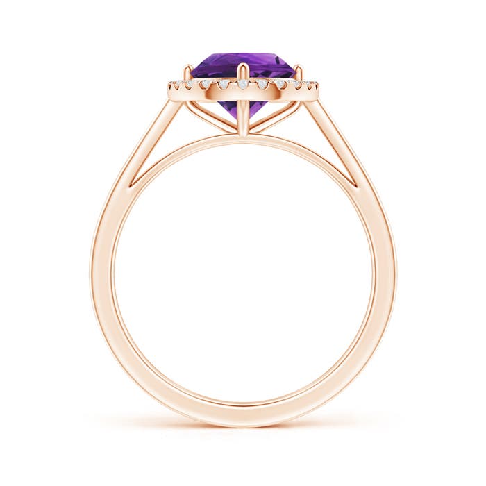 AAAA - Amethyst / 1.29 CT / 14 KT Rose Gold