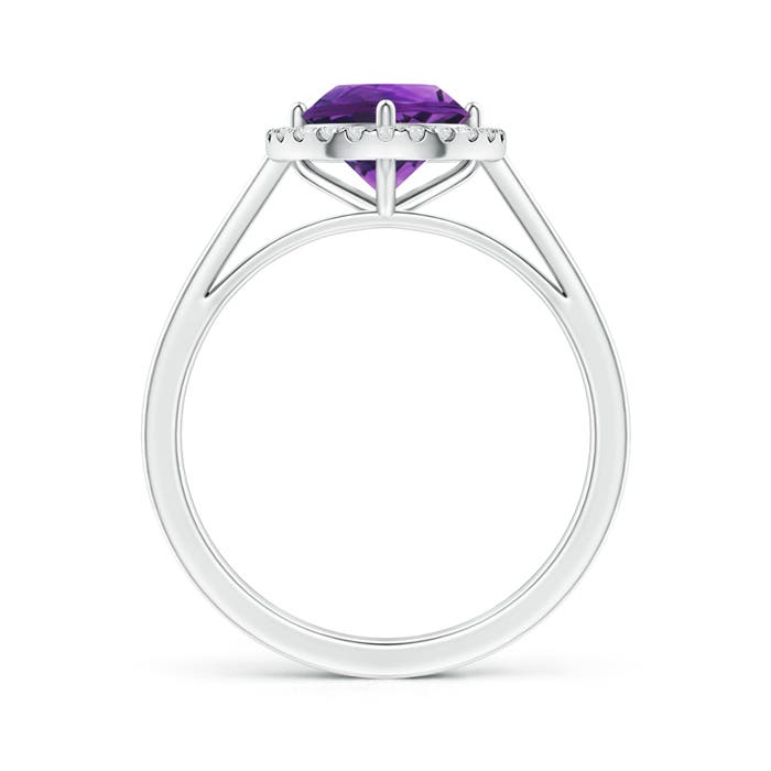 AAAA - Amethyst / 1.29 CT / 14 KT White Gold