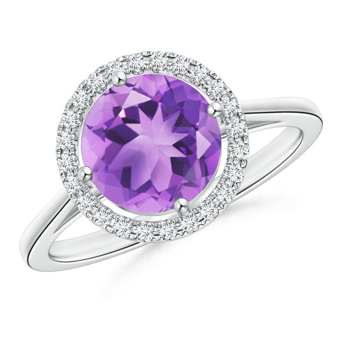 A - Amethyst / 1.84 CT / 14 KT White Gold