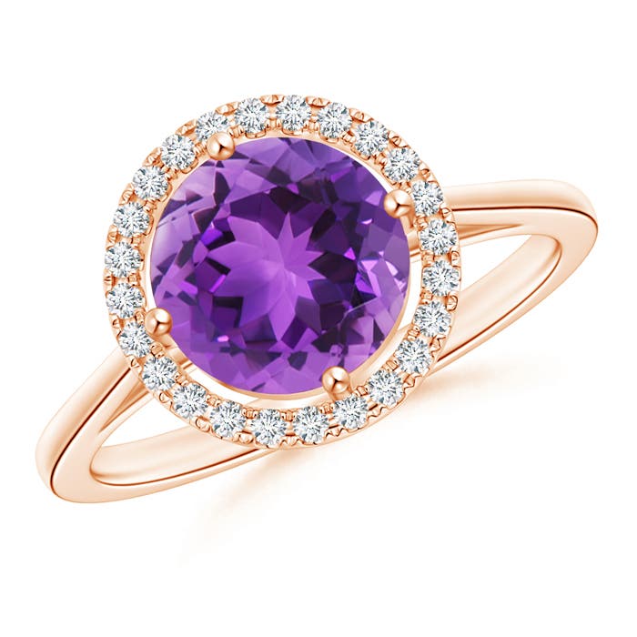 AAA - Amethyst / 1.84 CT / 14 KT Rose Gold