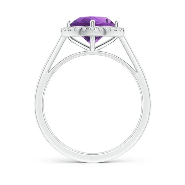 AAA - Amethyst / 1.84 CT / 14 KT White Gold