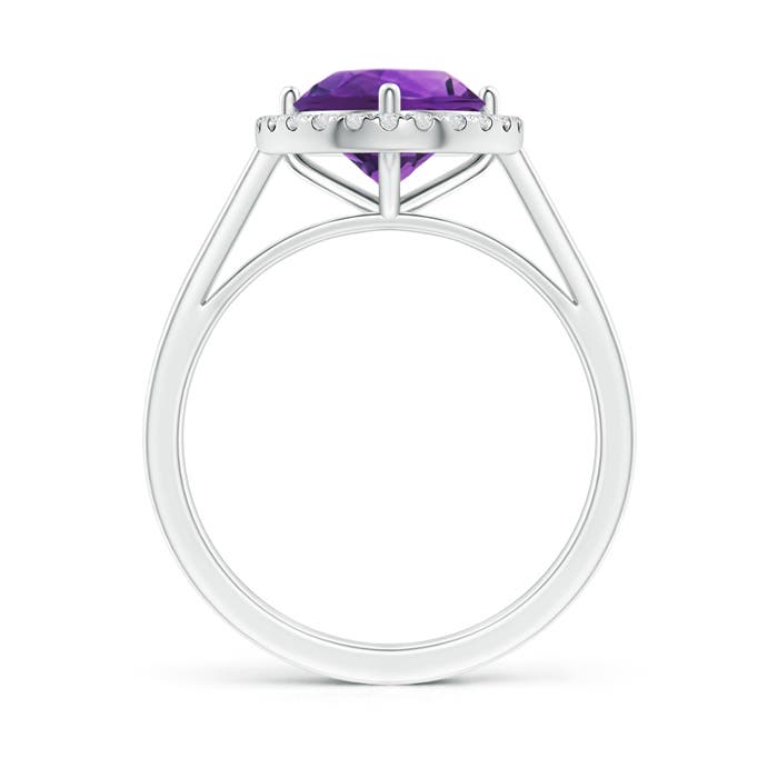 AAAA - Amethyst / 1.84 CT / 14 KT White Gold