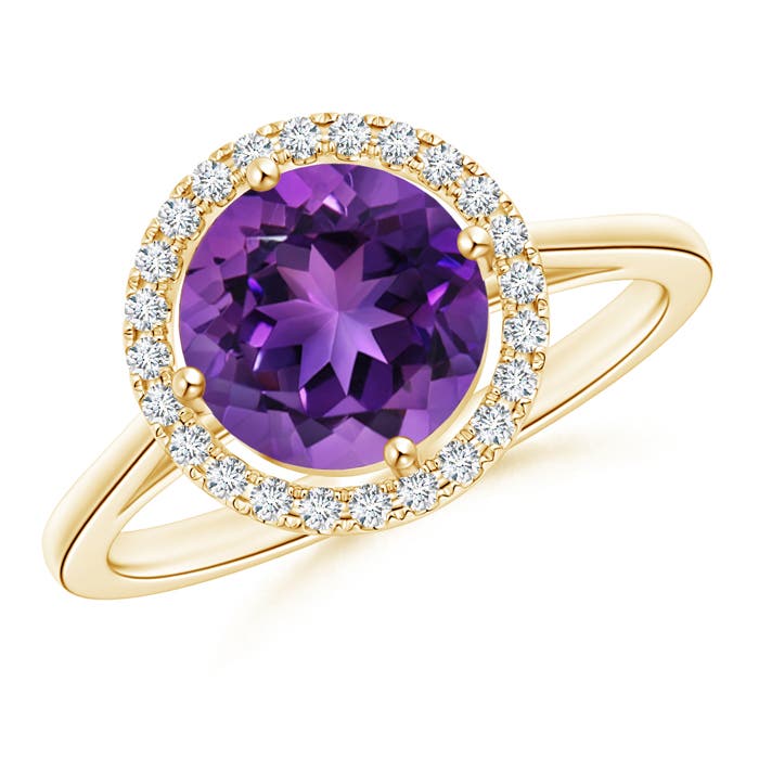 AAAA - Amethyst / 1.84 CT / 14 KT Yellow Gold