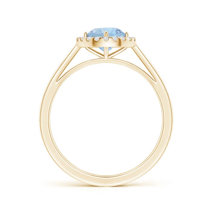 AA - Aquamarine / 0.84 CT / 14 KT Yellow Gold