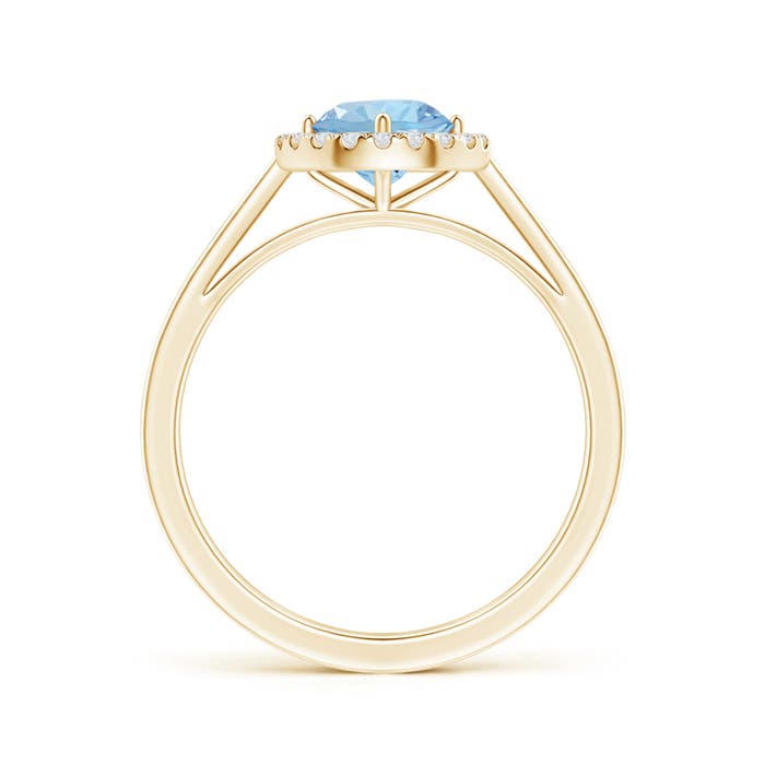 AAA - Aquamarine / 0.84 CT / 14 KT Yellow Gold