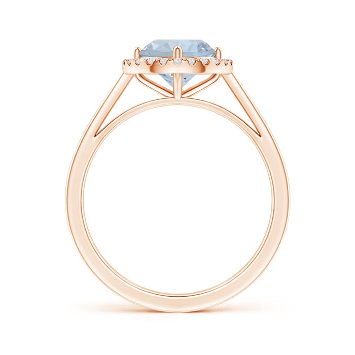 A - Aquamarine / 1.26 CT / 14 KT Rose Gold