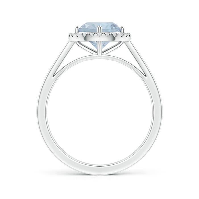 A - Aquamarine / 1.26 CT / 14 KT White Gold