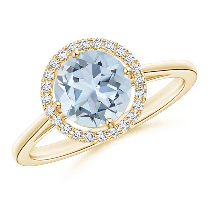 A - Aquamarine / 1.26 CT / 14 KT Yellow Gold