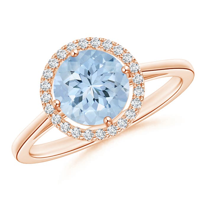 AA - Aquamarine / 1.26 CT / 14 KT Rose Gold