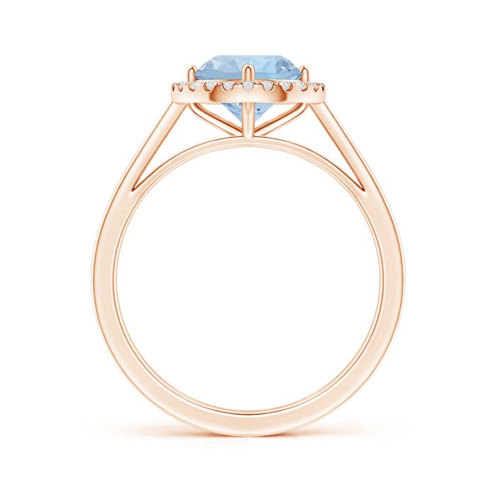 AA - Aquamarine / 1.26 CT / 14 KT Rose Gold