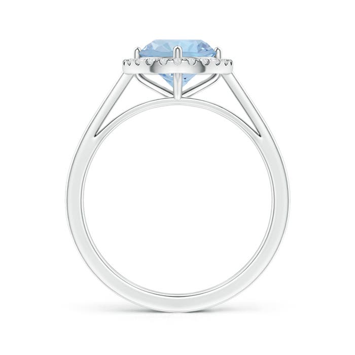 AA - Aquamarine / 1.26 CT / 14 KT White Gold