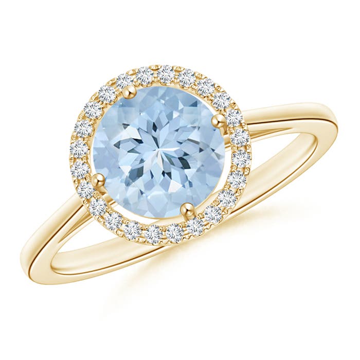 AA - Aquamarine / 1.26 CT / 14 KT Yellow Gold