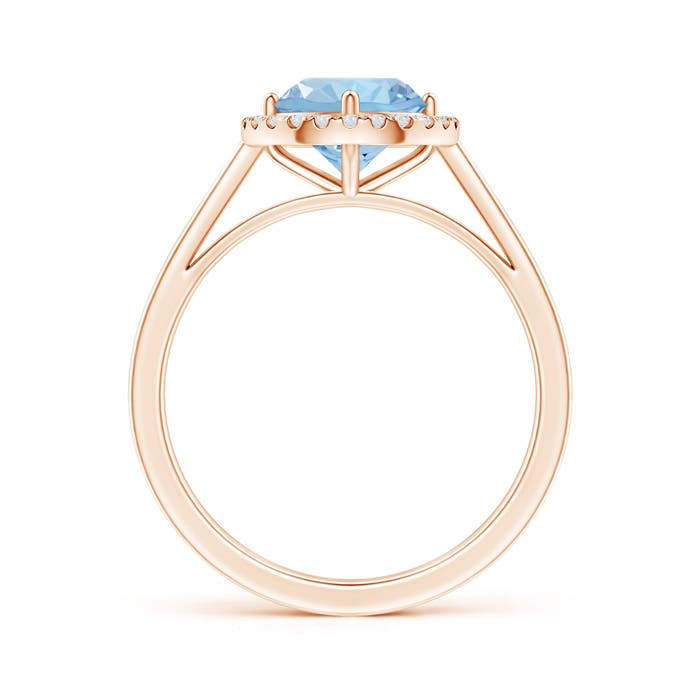 AAA - Aquamarine / 1.26 CT / 14 KT Rose Gold