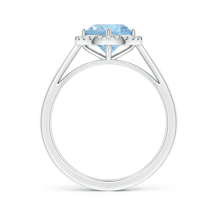 AAA - Aquamarine / 1.26 CT / 14 KT White Gold