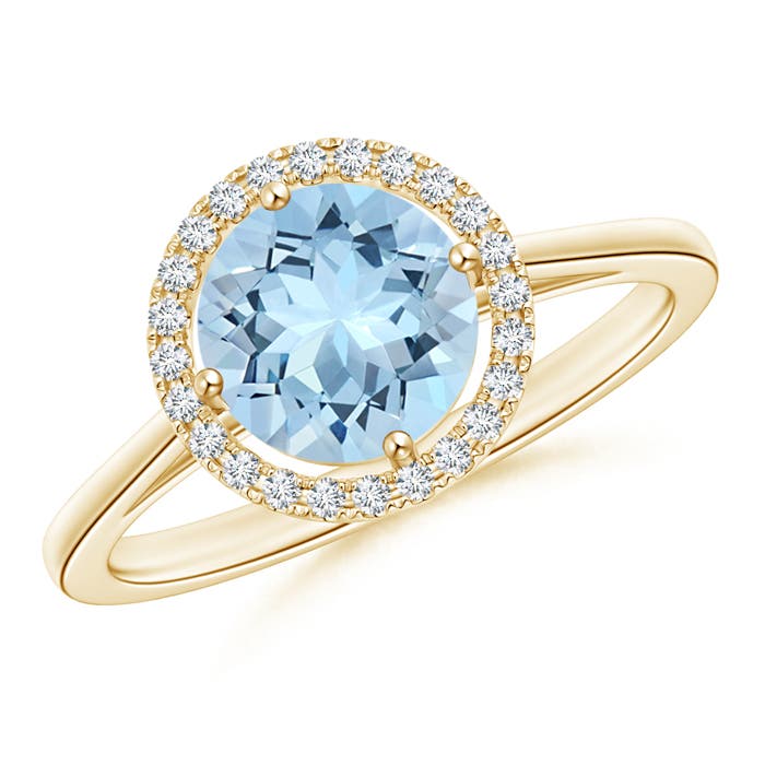 AAA - Aquamarine / 1.26 CT / 14 KT Yellow Gold