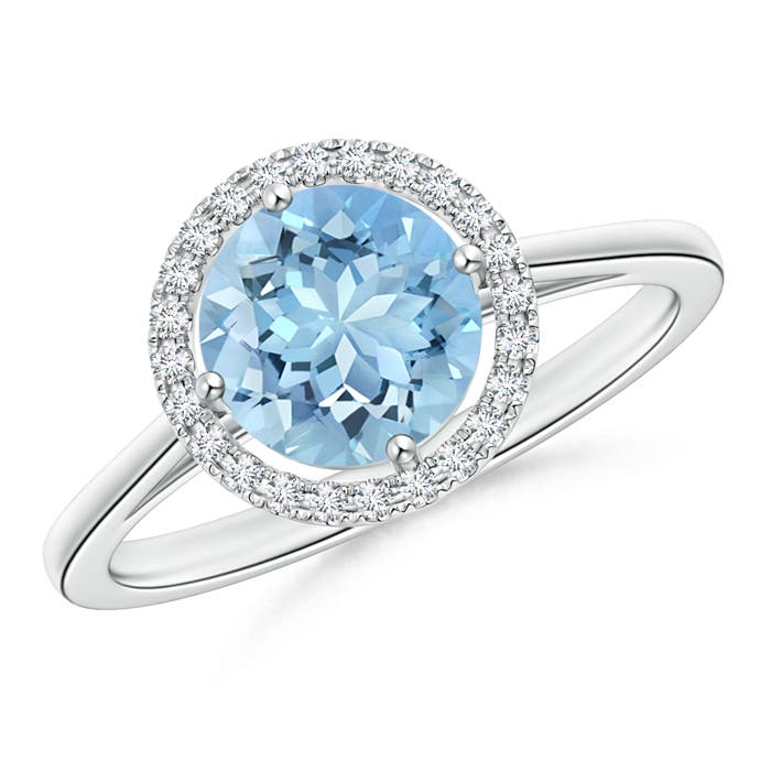 AAAA - Aquamarine / 1.26 CT / 14 KT White Gold