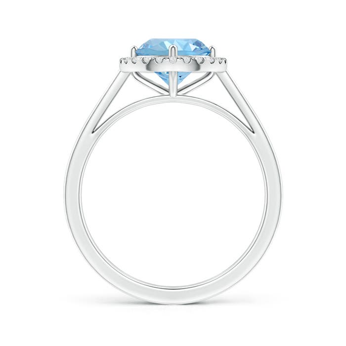 AAAA - Aquamarine / 1.26 CT / 14 KT White Gold