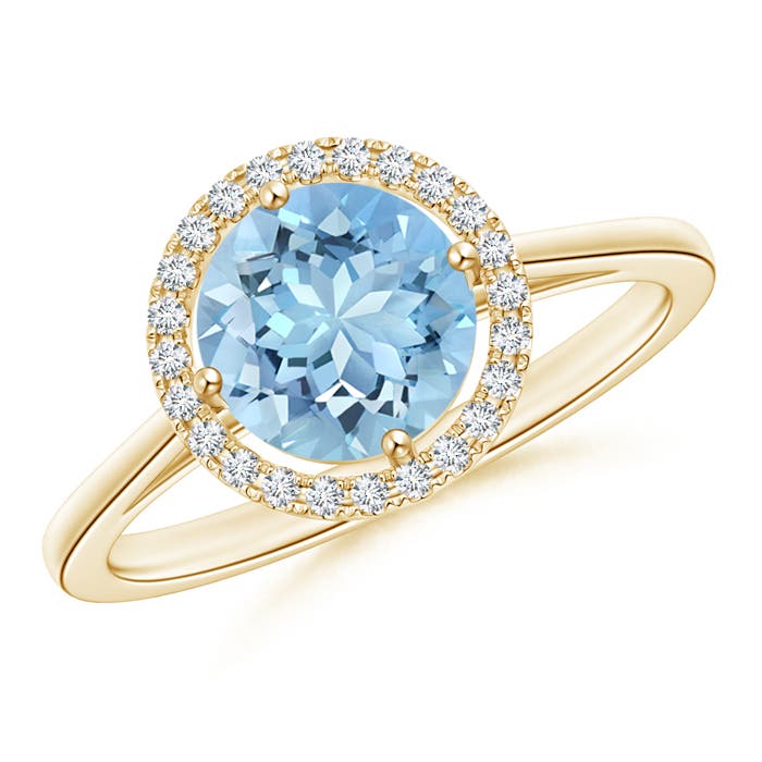 AAAA - Aquamarine / 1.26 CT / 14 KT Yellow Gold