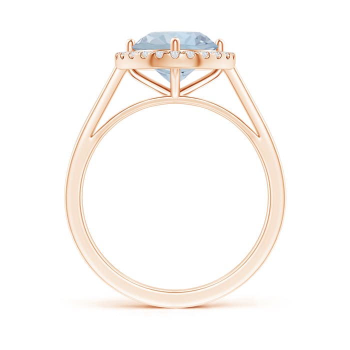 A - Aquamarine / 1.74 CT / 14 KT Rose Gold