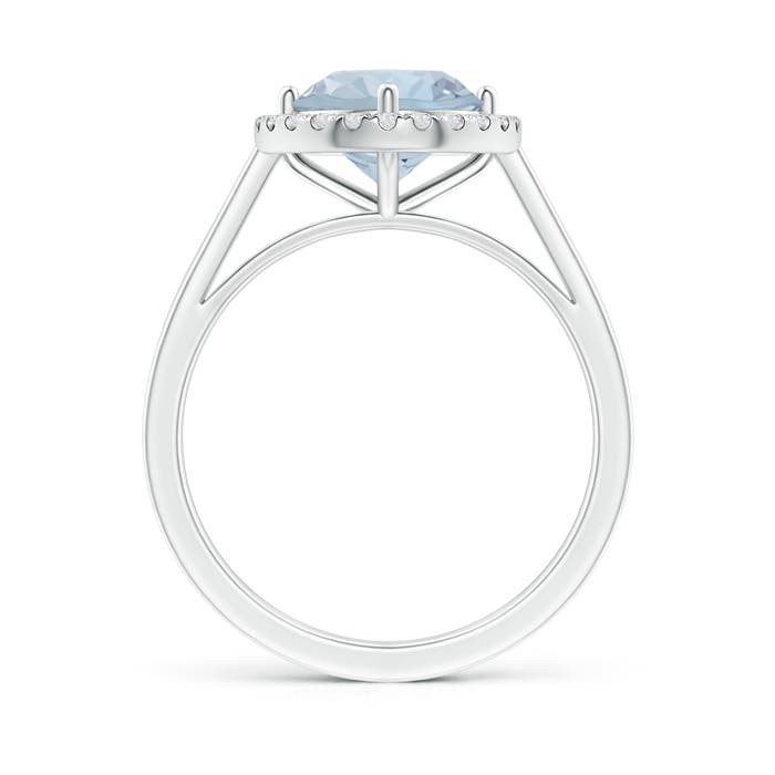 A - Aquamarine / 1.74 CT / 14 KT White Gold