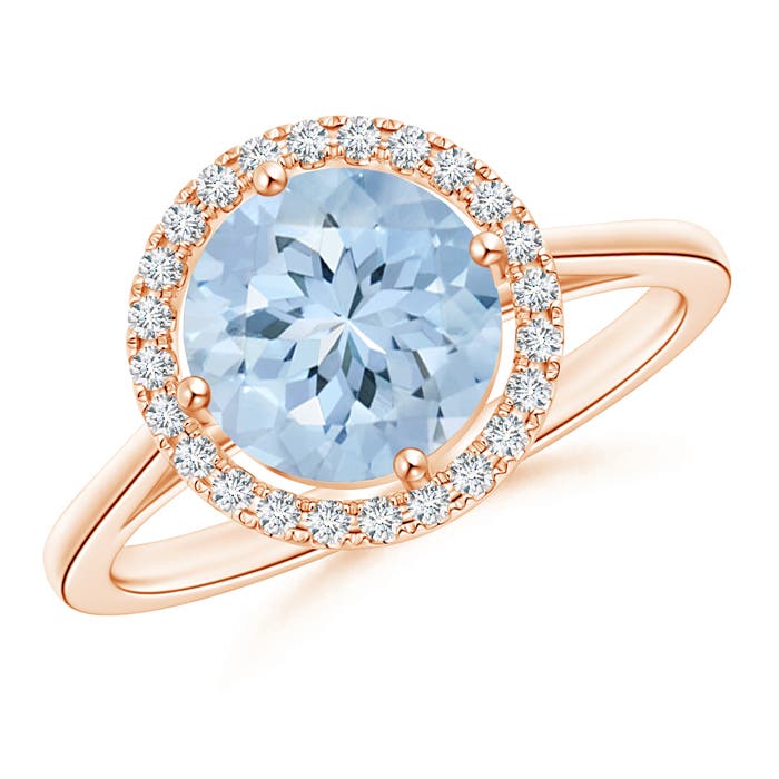 AA - Aquamarine / 1.74 CT / 14 KT Rose Gold