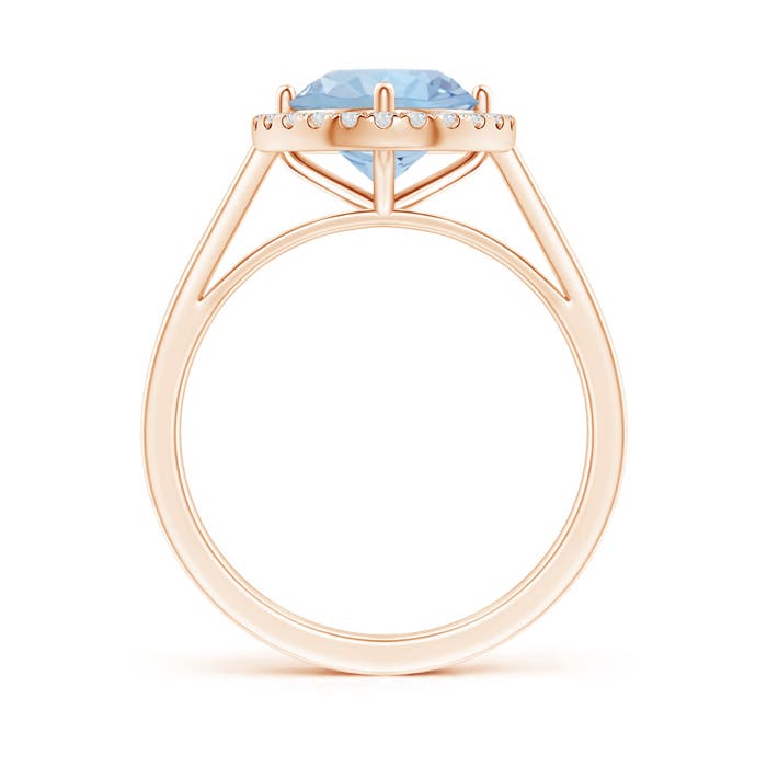 AA - Aquamarine / 1.74 CT / 14 KT Rose Gold