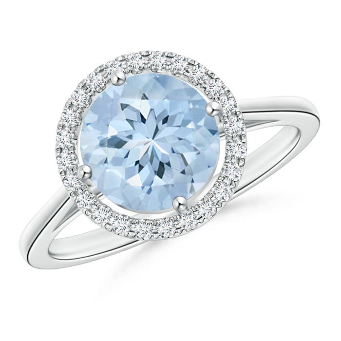 AA - Aquamarine / 1.74 CT / 14 KT White Gold