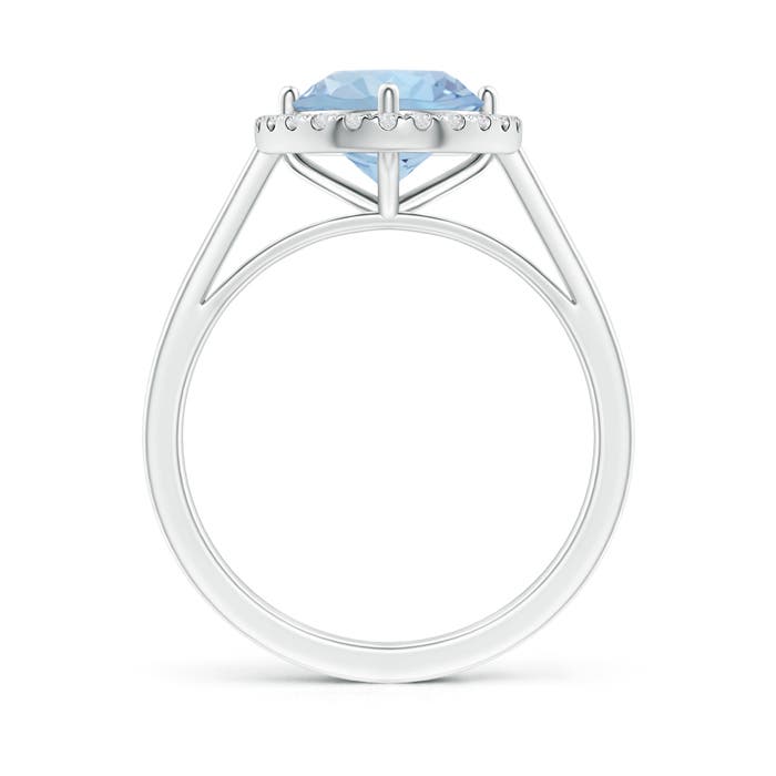 AA - Aquamarine / 1.74 CT / 14 KT White Gold