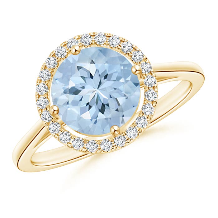 AA - Aquamarine / 1.74 CT / 14 KT Yellow Gold