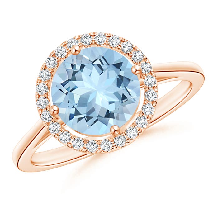 AAA - Aquamarine / 1.74 CT / 14 KT Rose Gold