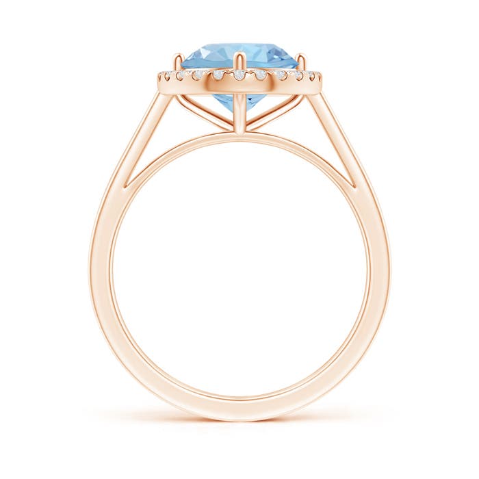 AAA - Aquamarine / 1.74 CT / 14 KT Rose Gold