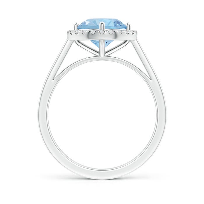 AAA - Aquamarine / 1.74 CT / 14 KT White Gold