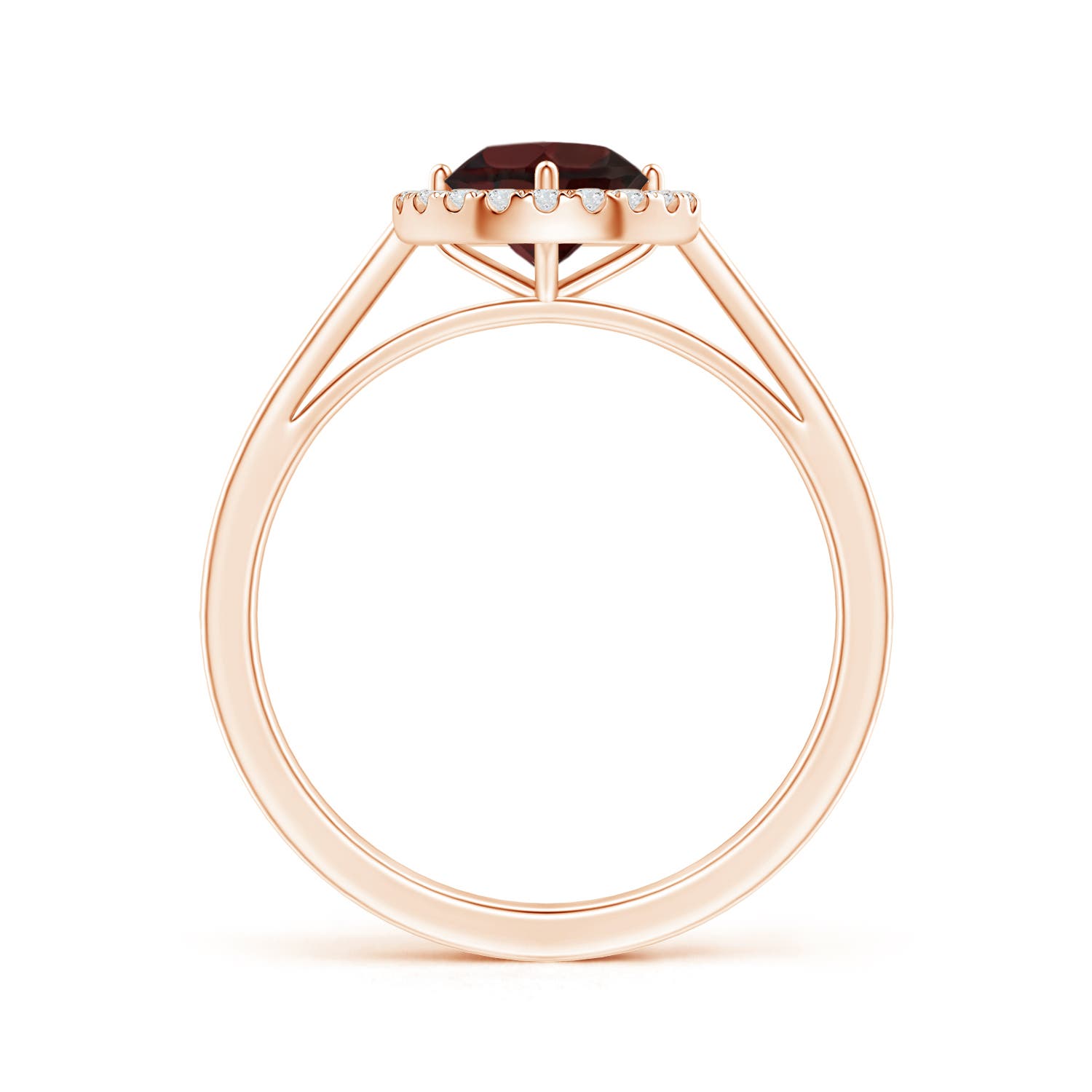 A - Garnet / 1.12 CT / 14 KT Rose Gold